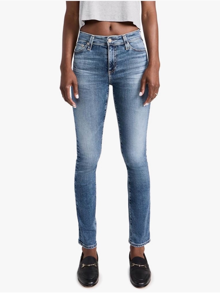 Ag The Mari High Rise Straight Jeans